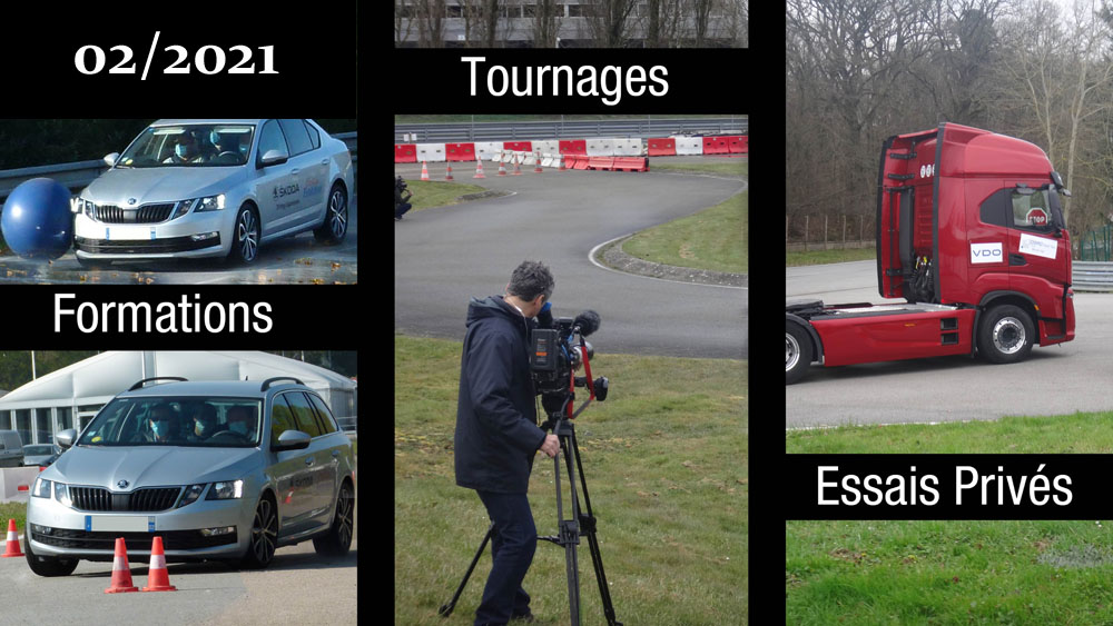 Activités Conduire Juste, tournages audiovisuels et essais privés sur le circuit Jean-Pierre BELTOISE
