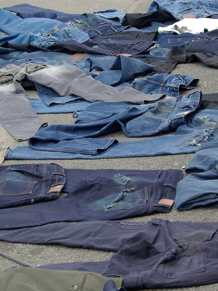 Comparatif des résultats de résistance sur d'autres marques de jeans