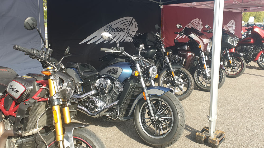 Exposition de motos Indian