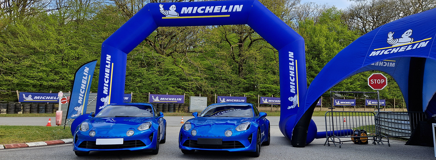 PLV Michelin avec Alpine A110R